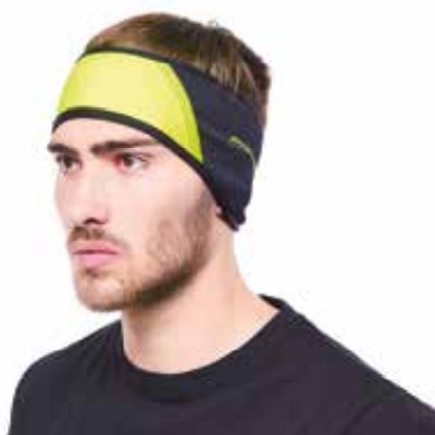 Превью  Повязка FISCHER Windshell Black/Neon Yellow